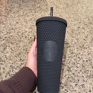 Starbucks Matte Black Studded Tumbler